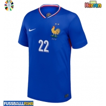 Frankreich Theo Hernandez #22 Heimtrikot EM 2024 Kurzarm